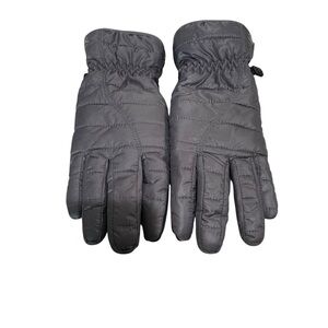 Head Windproof Insulated Gloves Gray Women’s Size Medium